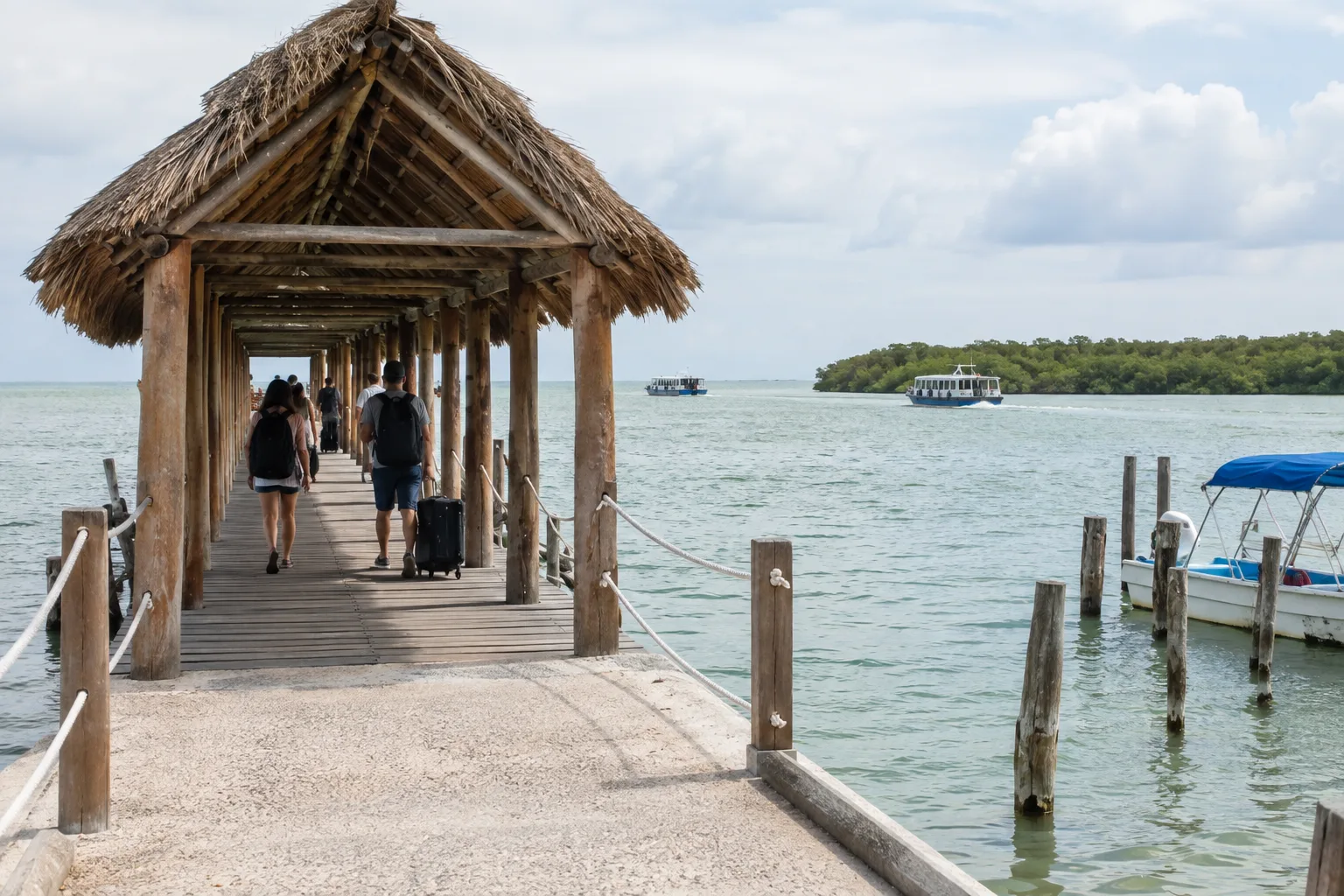 Ruta de traslado a Holbox vía Chiquilá